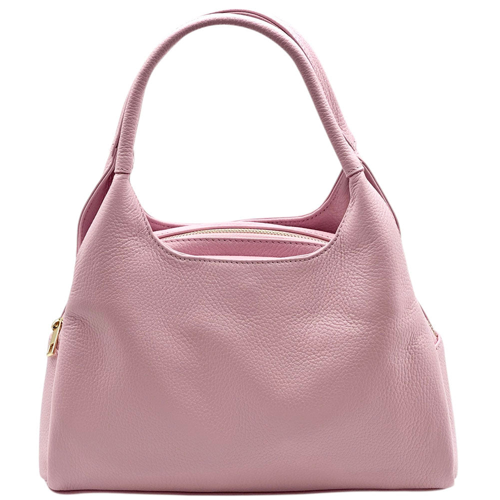 Giulia Italian Cow Leather Shoulder & Crossbody Handbag - Made In Italy