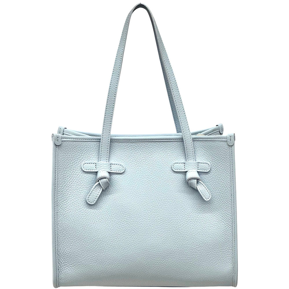 Lara Cow Leather Work Tote Bag - Made In Italy