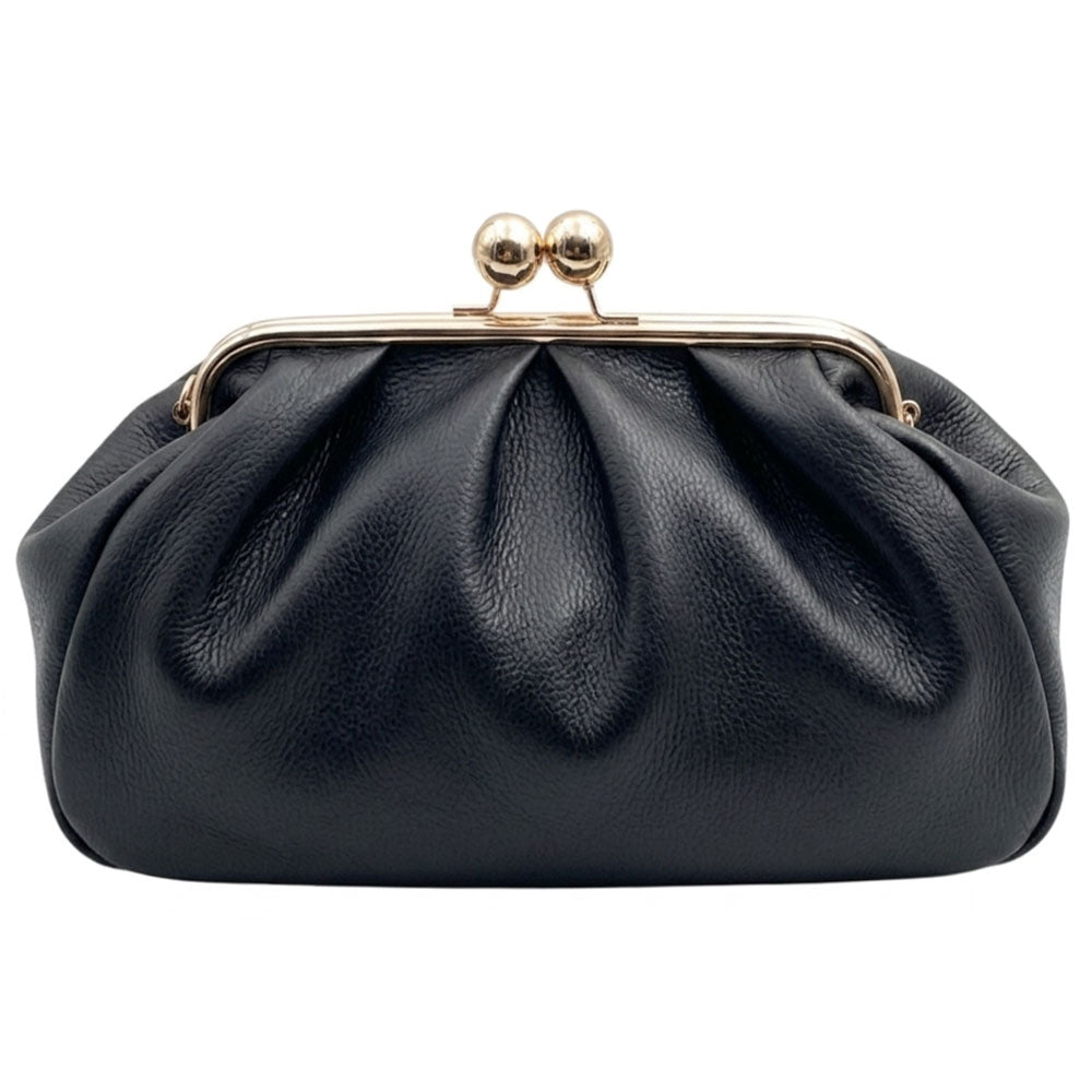 Brunella Frame Cow Leather Bag - Made In Italy