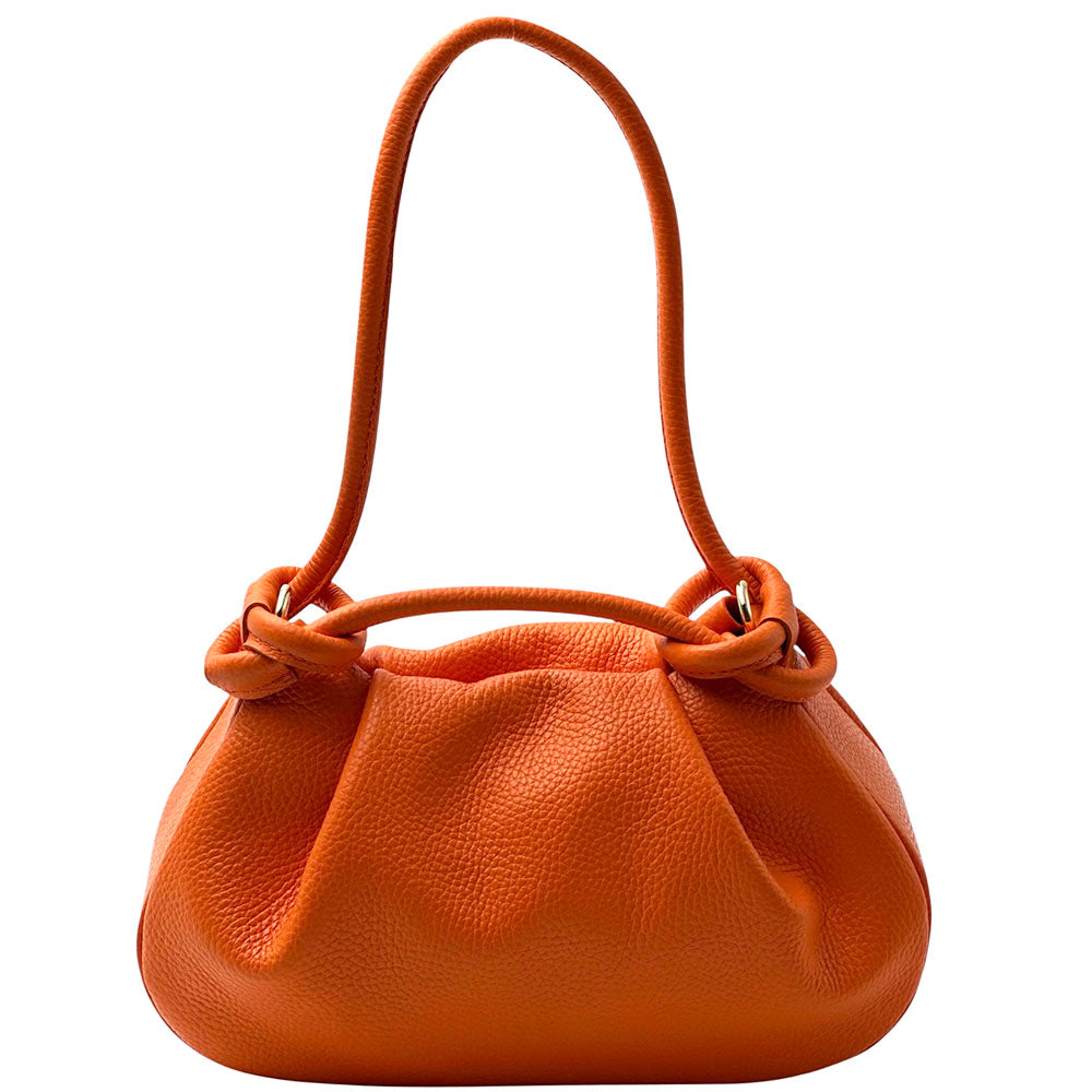 Renata Soft Leather Shoulder Bag - Made In Italy