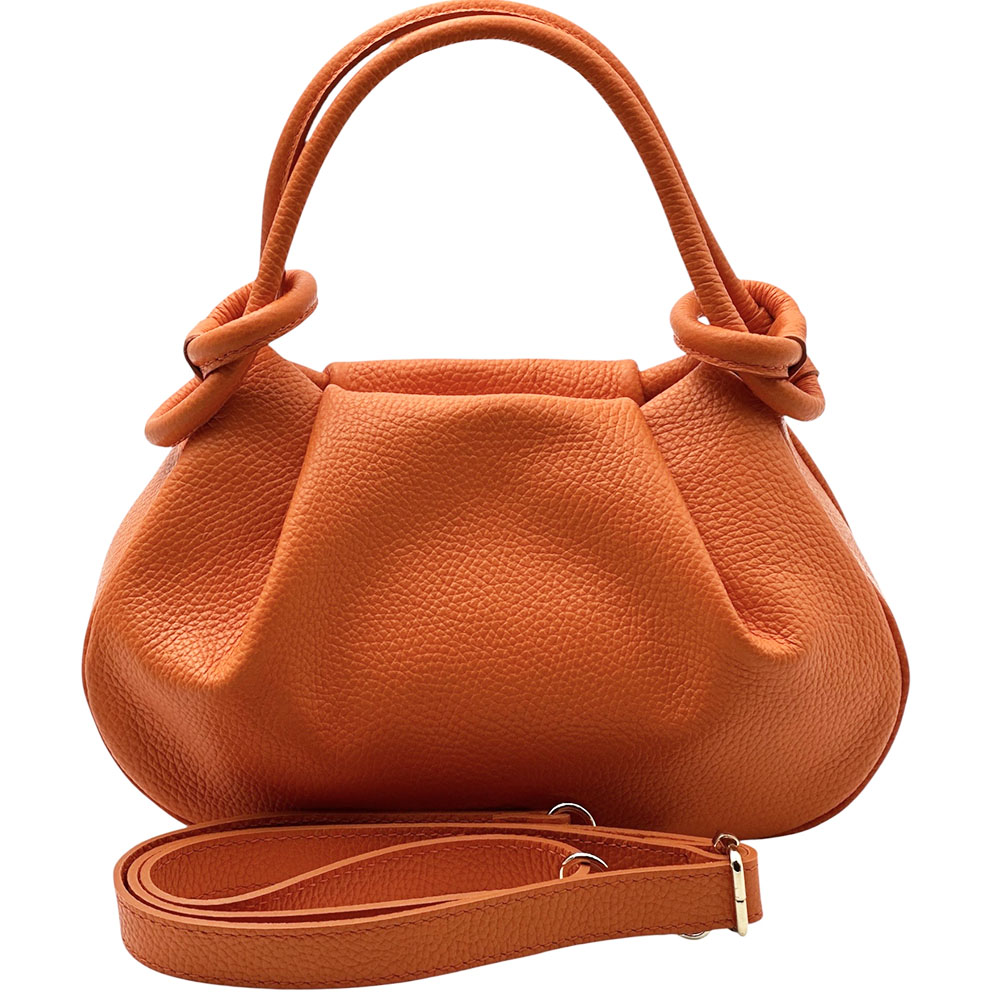 Renata Soft Leather Shoulder Bag - Made In Italy