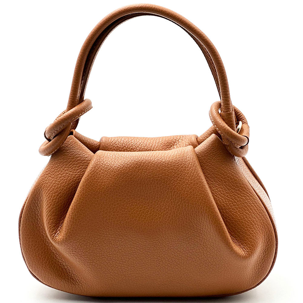Renata Soft Leather Shoulder Bag - Made In Italy