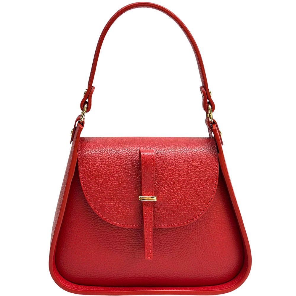 Lorenza Italian Cow Leather Shoulder Bag - Made In Italy