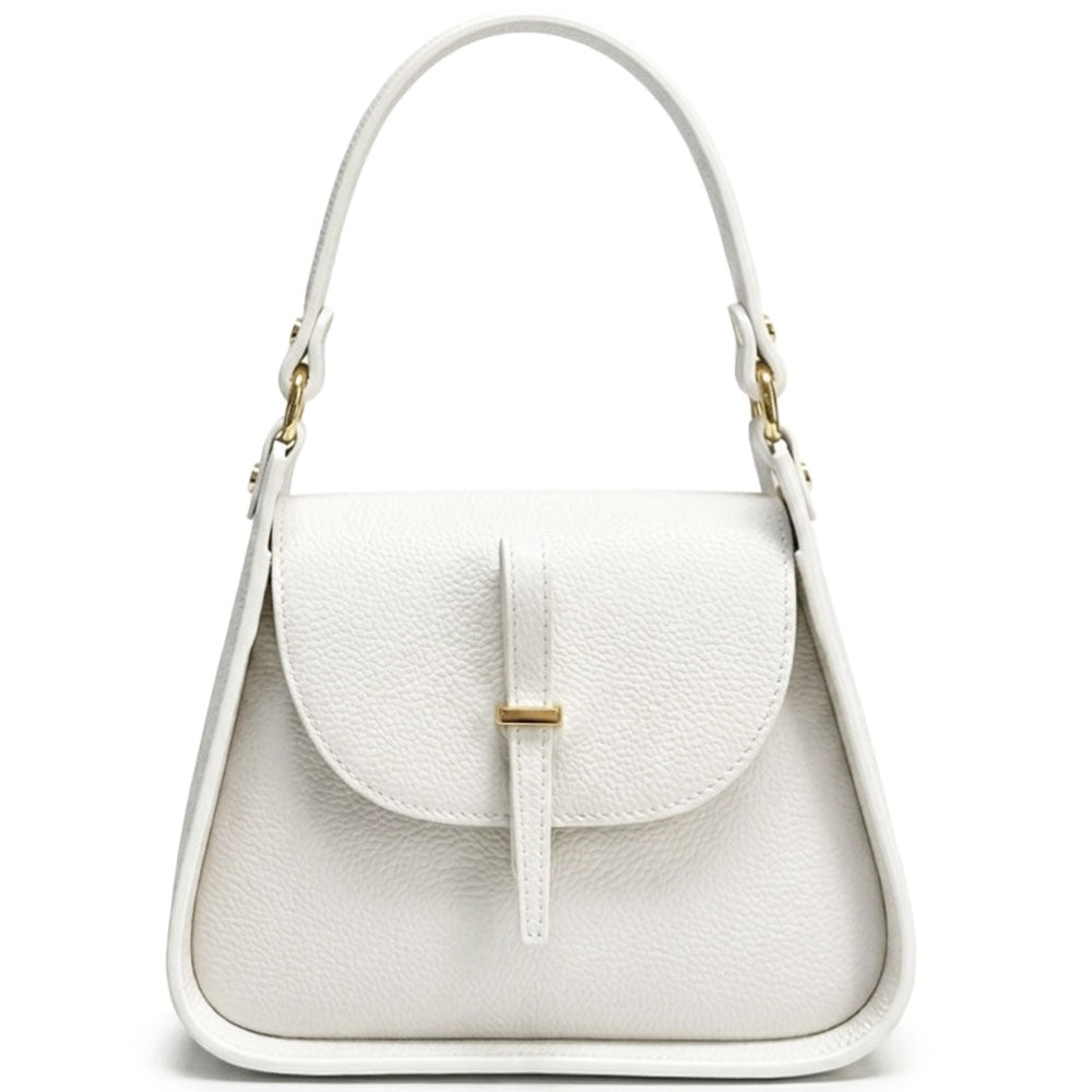 Lorenza Italian Cow Leather Shoulder Bag - Made In Italy