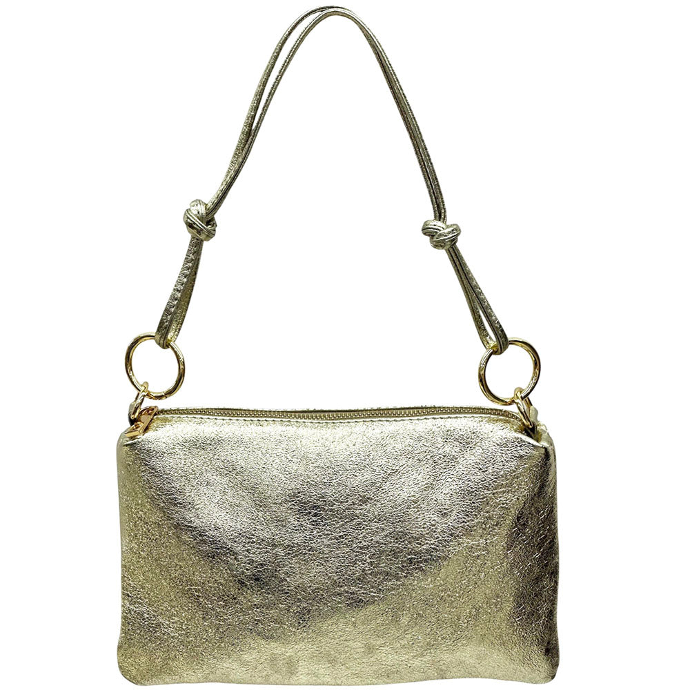 Neriva Soft Cow Leather Mini Shoulder and Crossbody Bag - Made In Italy