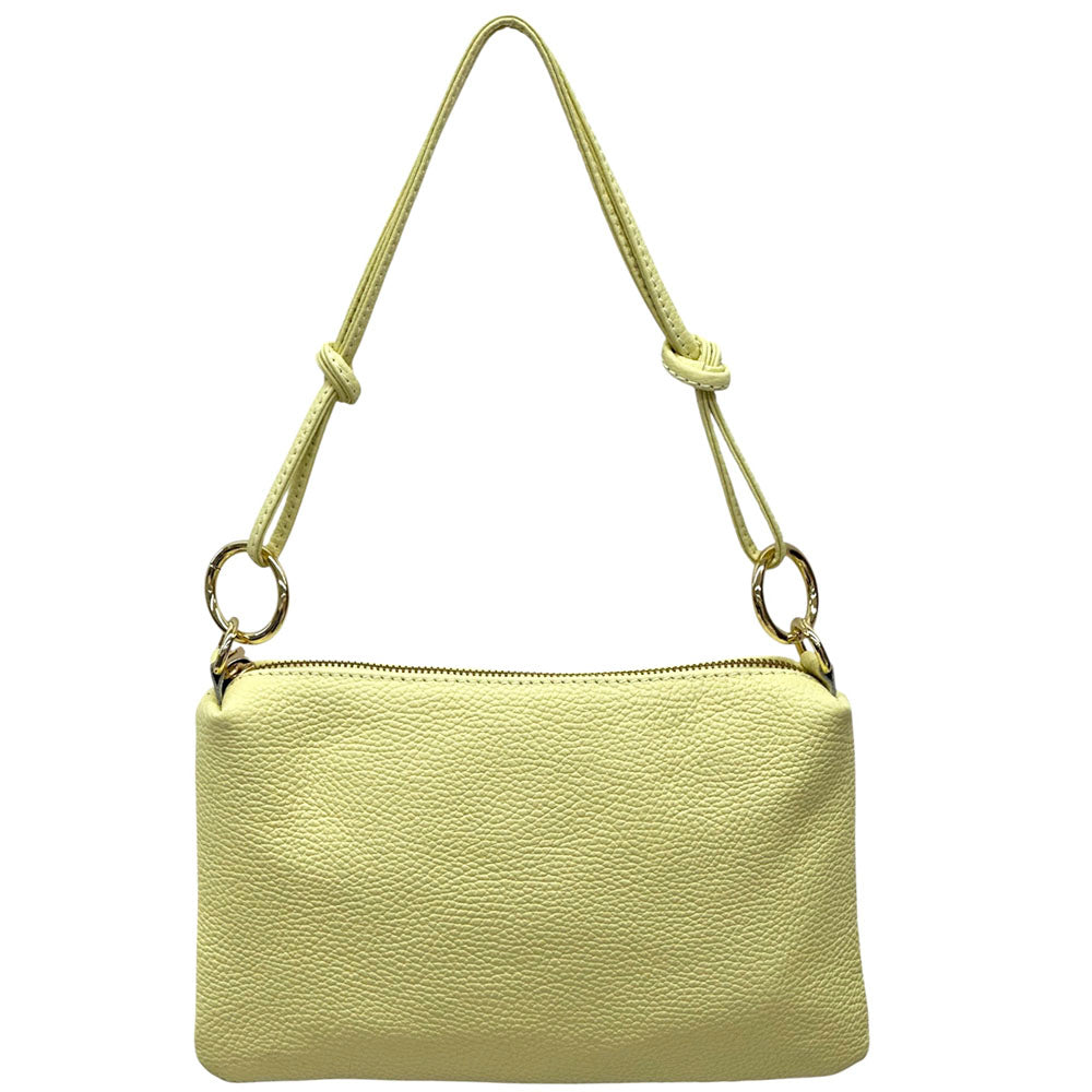 Neriva Soft Cow Leather Mini Shoulder and Crossbody Bag - Made In Italy
