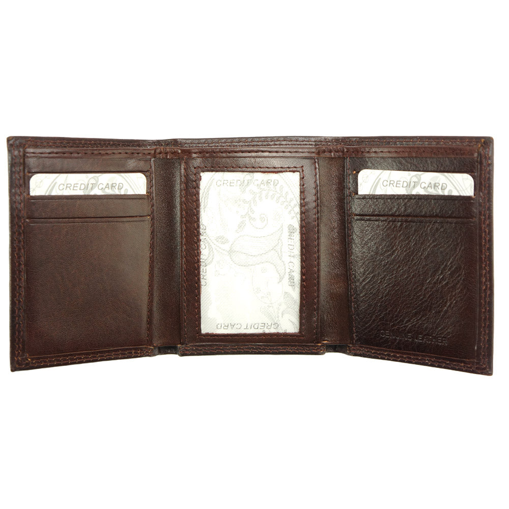Bartolomeo V leather wallet - Made In Italy