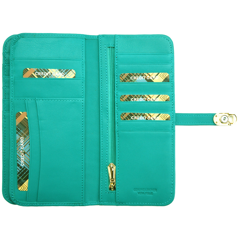 Camilla Leather Wallet - Made In Italy