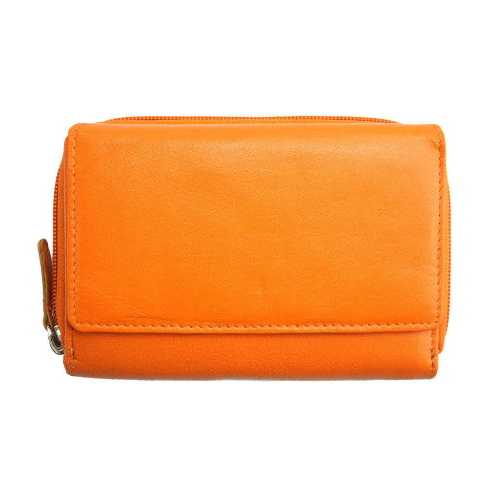 Jenny Classic Leather Wallet - Made In Italy