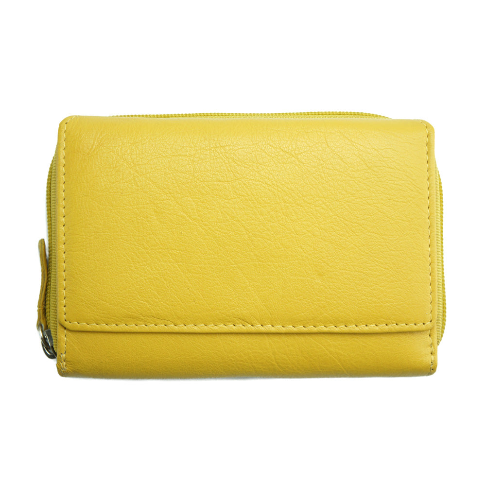 Jenny Classic Leather Wallet - Made In Italy