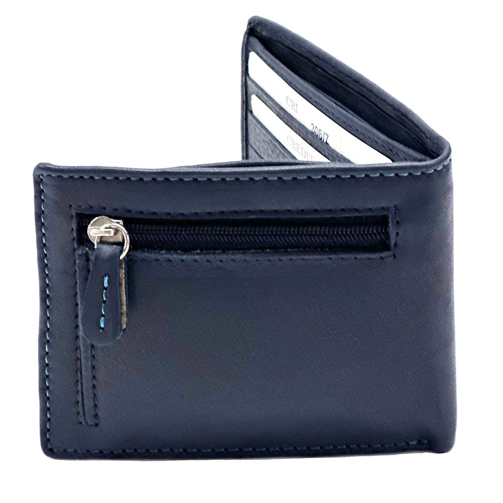 Lino Zip cow leather wallet - Made In Italy