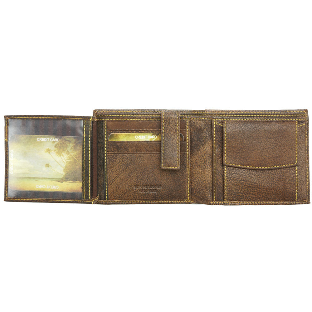 Alfonso Leather Wallet - Made In Italy