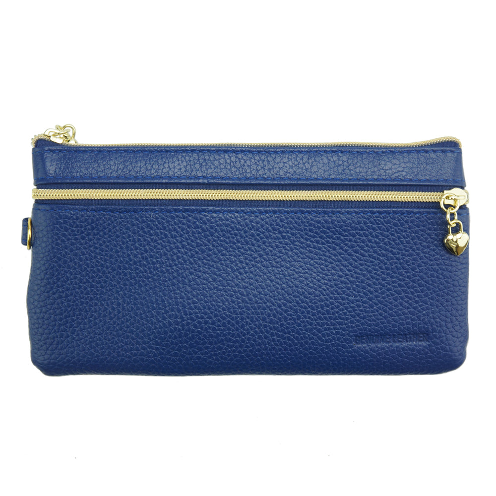 Anastasia D Leather Wallet - Made In Italy