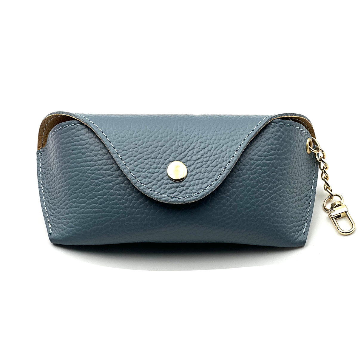 Lisetta Clip-On Leather Eyewear Case - Made In Italy