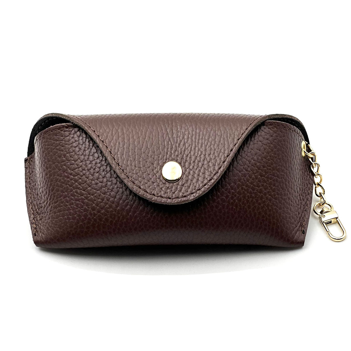 Lisetta Clip-On Leather Eyewear Case - Made In Italy