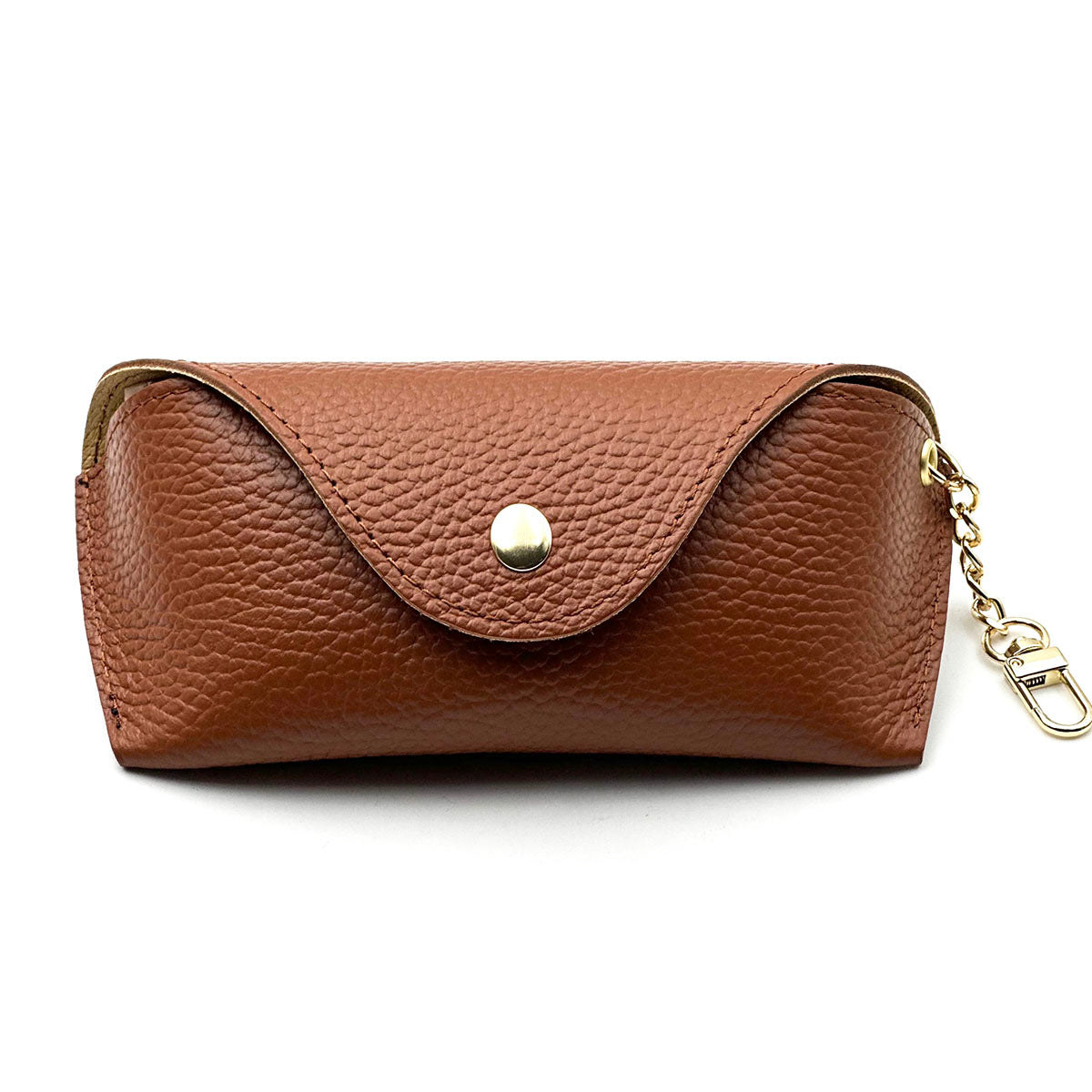 Lisetta Clip-On Leather Eyewear Case - Made In Italy