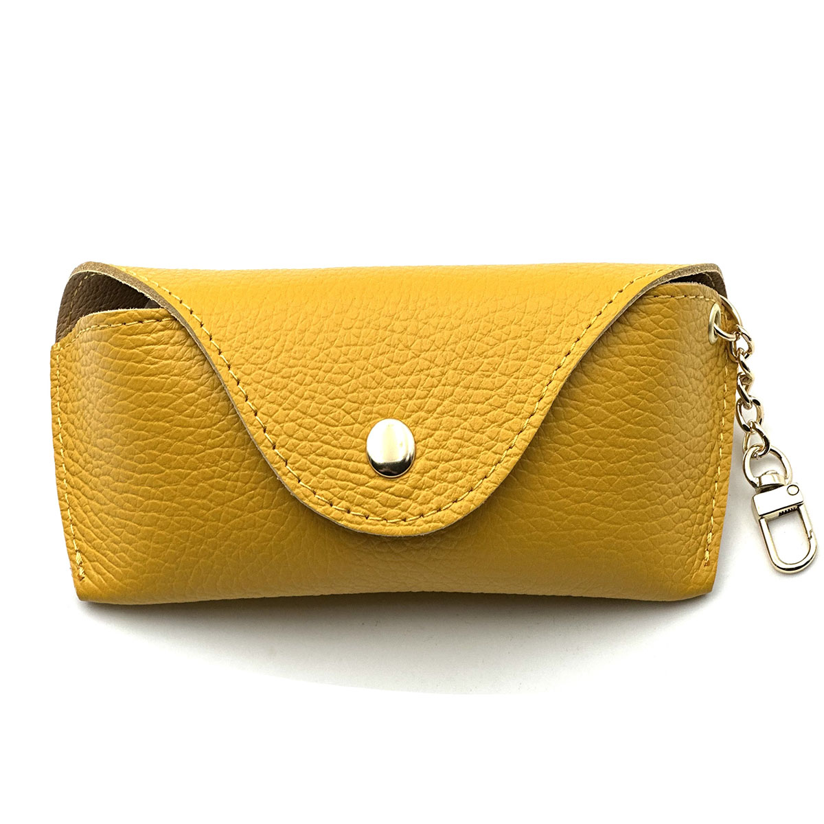 Lisetta Clip-On Leather Eyewear Case - Made In Italy