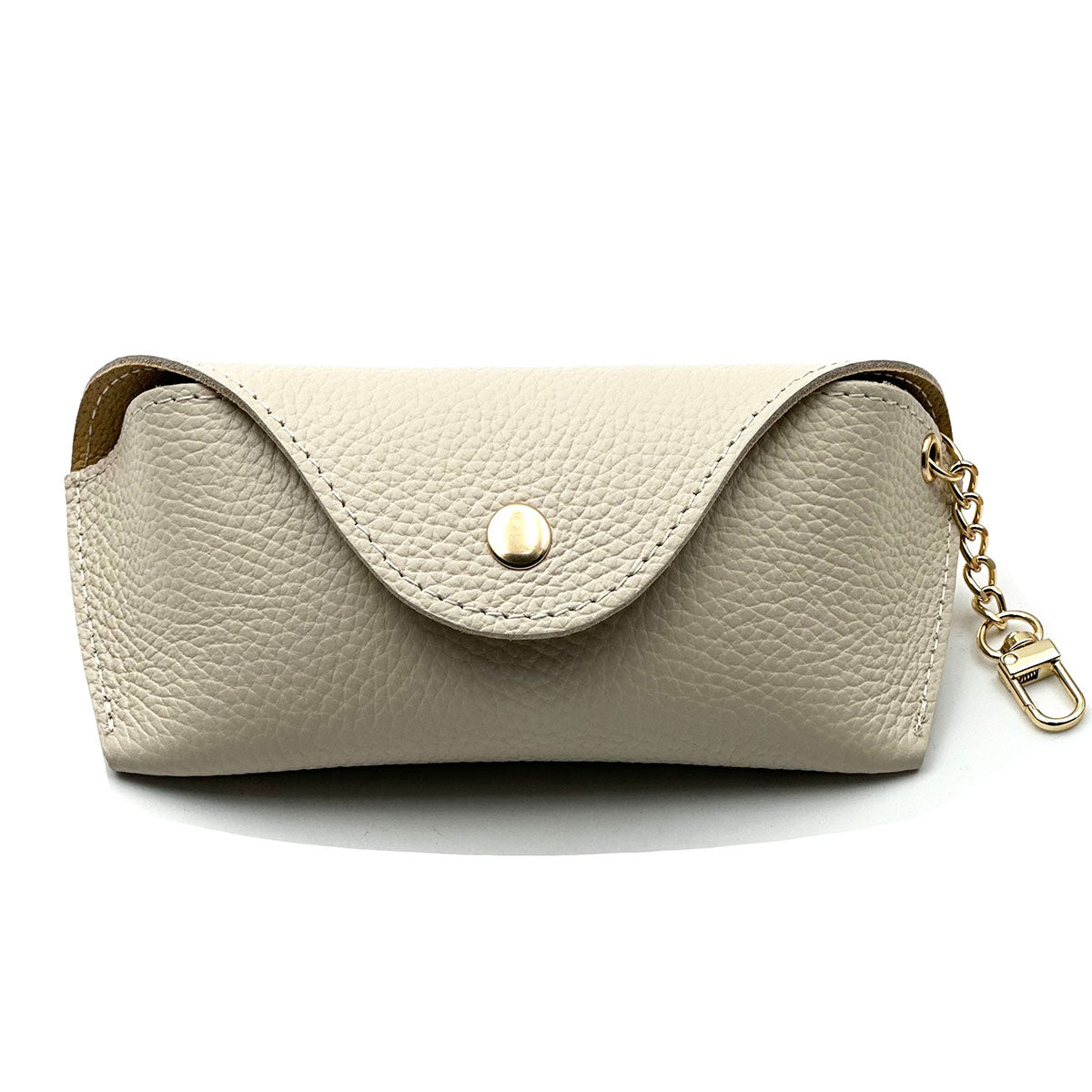 Lisetta Clip-On Leather Eyewear Case - Made In Italy