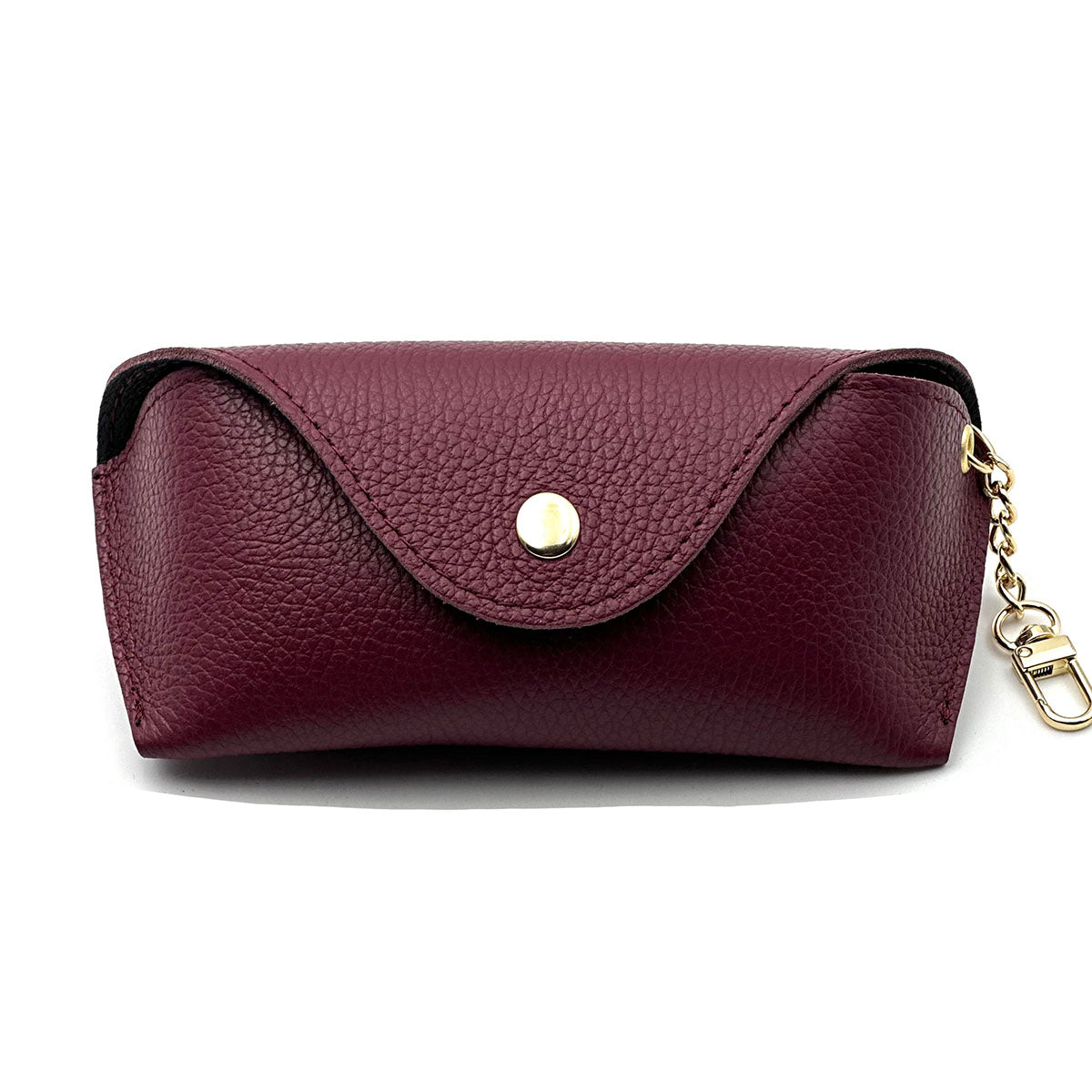 Lisetta Clip-On Leather Eyewear Case - Made In Italy