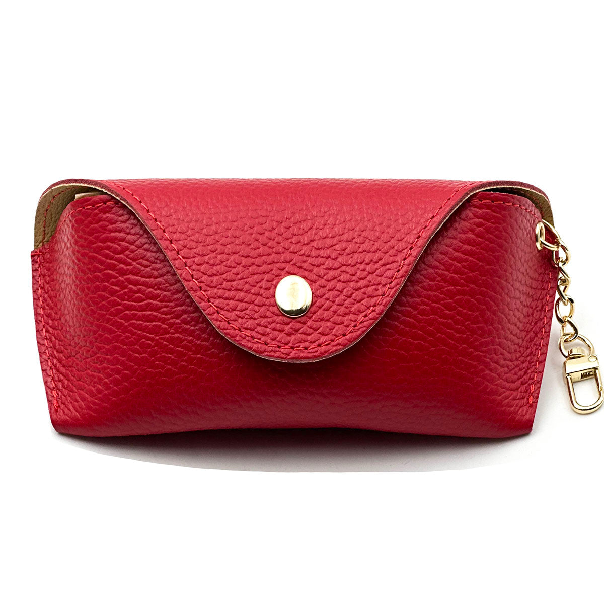 Lisetta Clip-On Leather Eyewear Case - Made In Italy