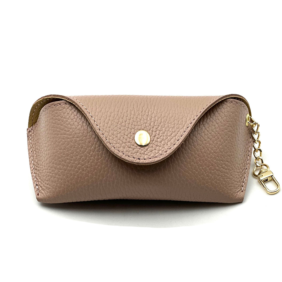 Lisetta Clip-On Leather Eyewear Case - Made In Italy