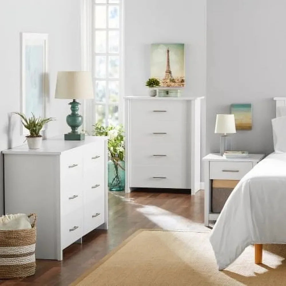 Hillside 4-Drawer Dresser, Charcoal Finish