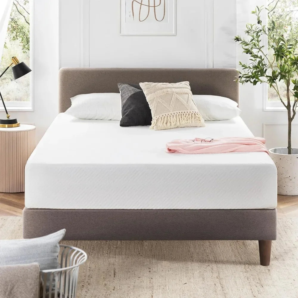 Mattress for Pressure Relief & Cooler Sleep, CertiPUR-US Certified, 10 Inch Medium-Firm Gel Memory Foam Full Size Mattress