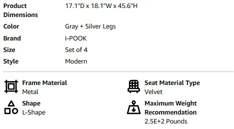 Velvet Counter Height Bar Stools Set of 4, Button Tufted Stools, Adjustable Swivel Bar Chairs with Upholstered Seat Back