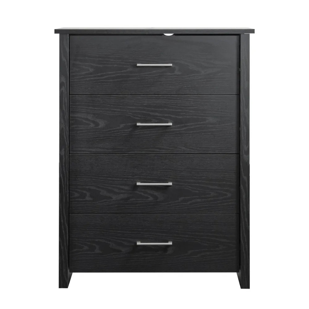 Hillside 4-Drawer Dresser, Charcoal Finish