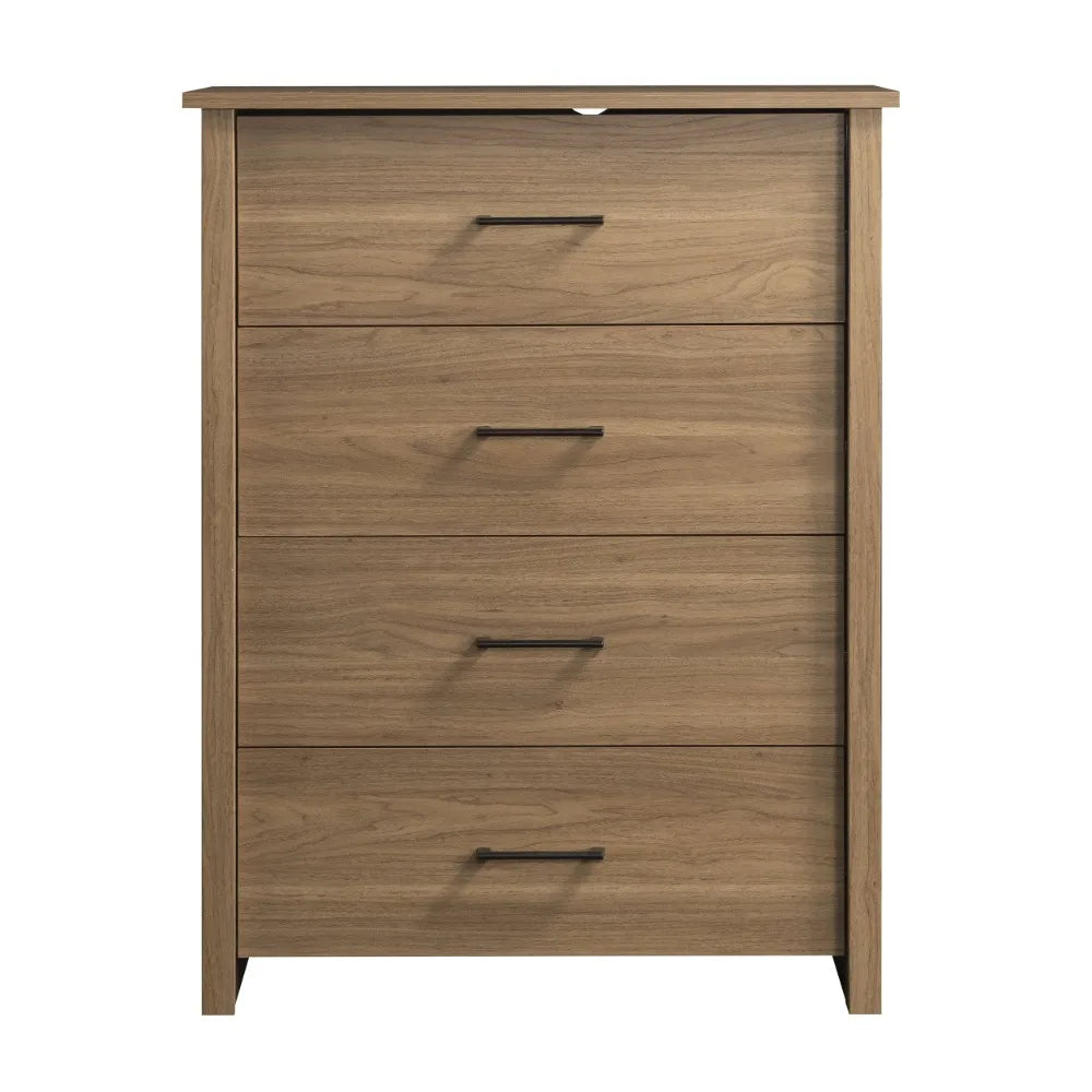 Hillside 4-Drawer Dresser, Charcoal Finish