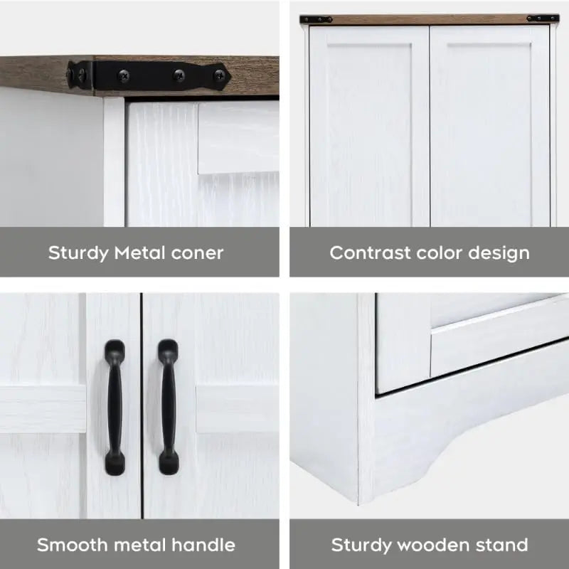 Wooden Armoire Wardrobe Closet - Modern Functional Clothes Tall Storage Cabinet with Adjustable Shelf and Hanging Rail, Sturdy F