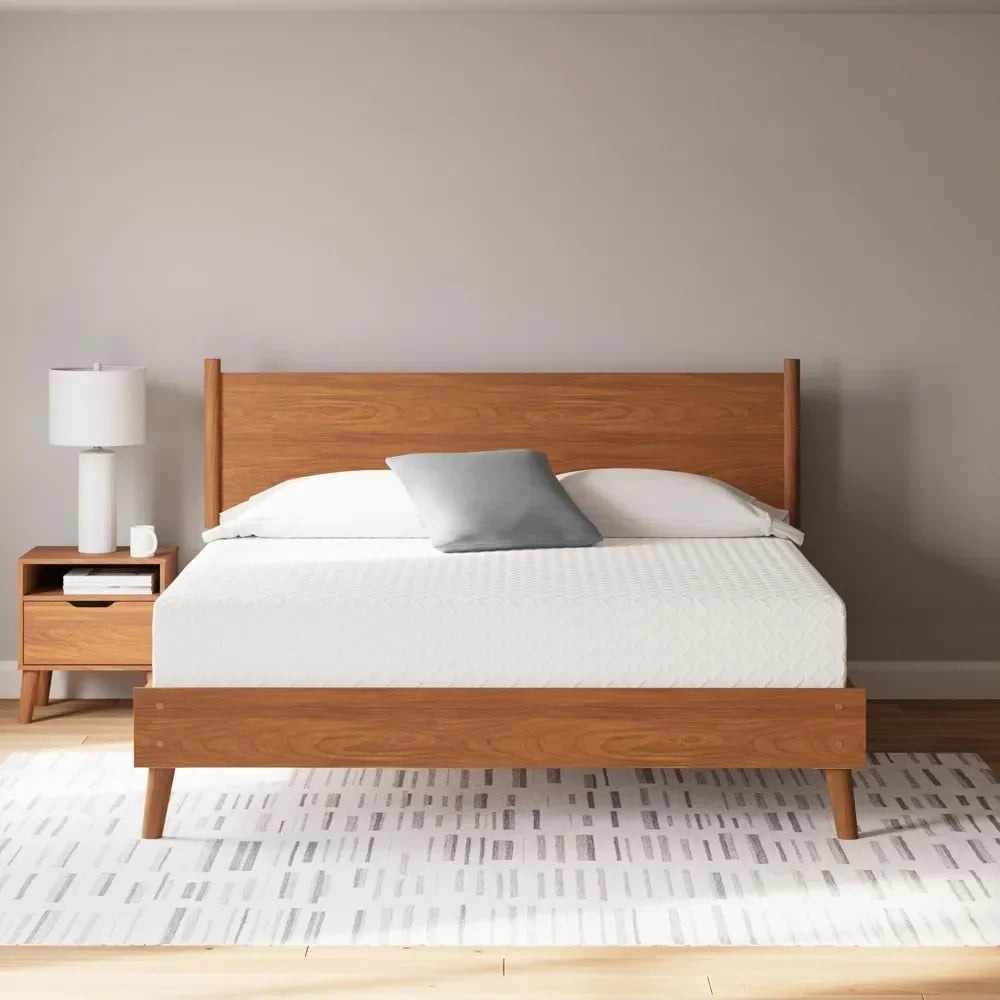 King Size Chime 12 Inch Medium Firm Memory Foam Mattress with Green Tea & Charcoal Gel for Pressure Relief