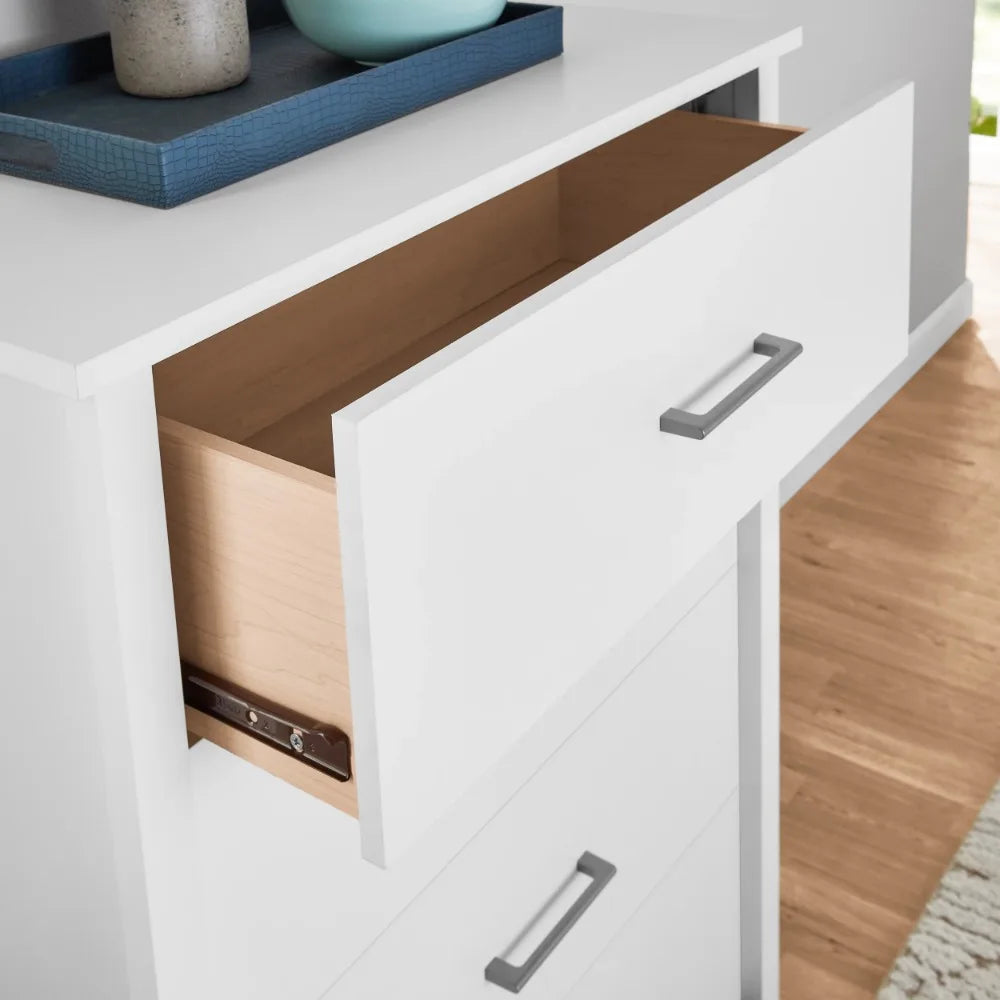 Hillside 4-Drawer Dresser, Charcoal Finish