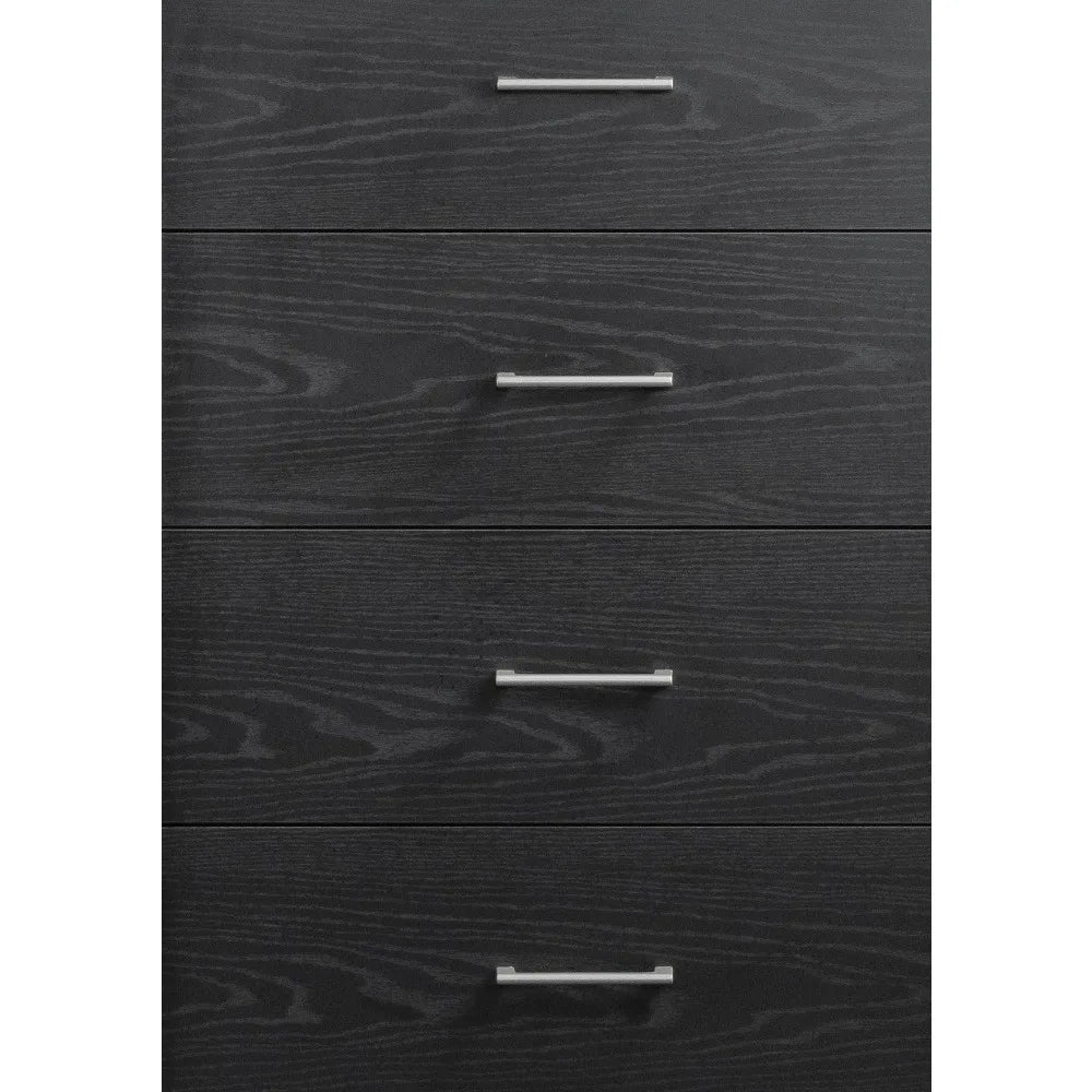 Hillside 4-Drawer Dresser, Charcoal Finish