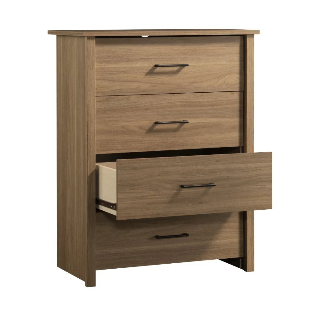 Hillside 4-Drawer Dresser, Charcoal Finish