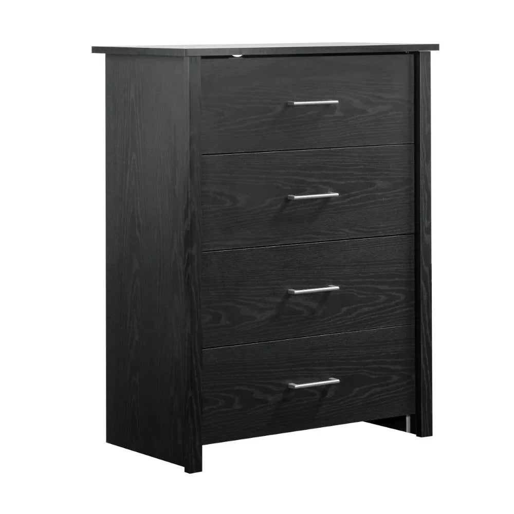 Hillside 4-Drawer Dresser, Charcoal Finish