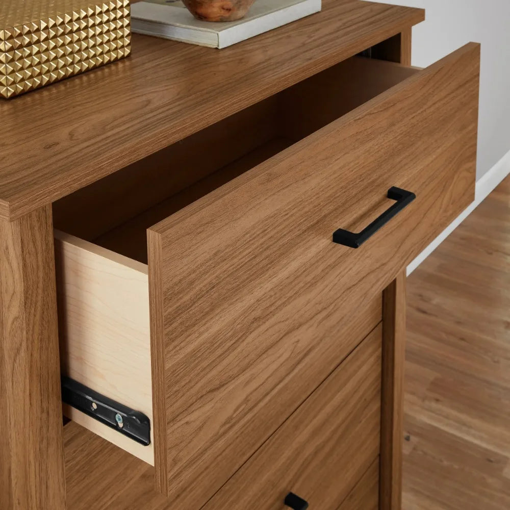 Hillside 4-Drawer Dresser, Charcoal Finish