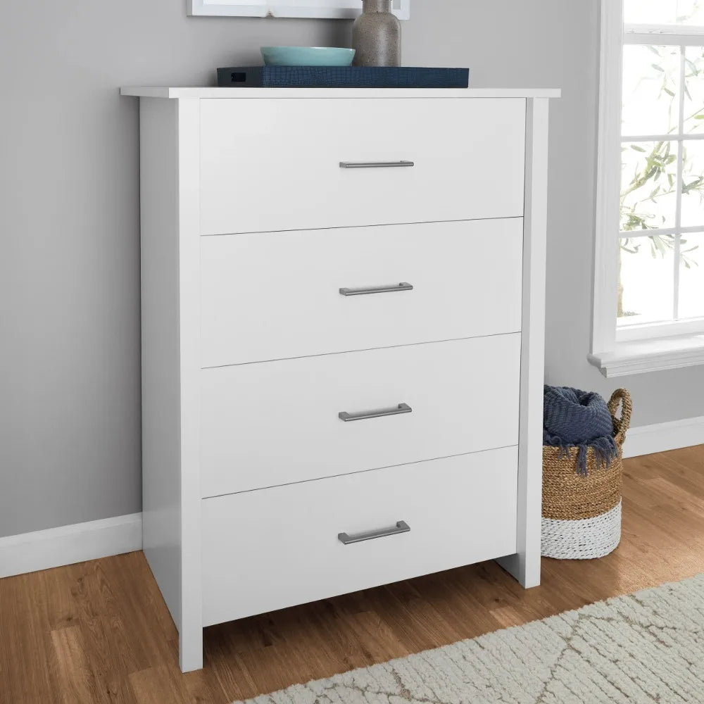 Hillside 4-Drawer Dresser, Charcoal Finish