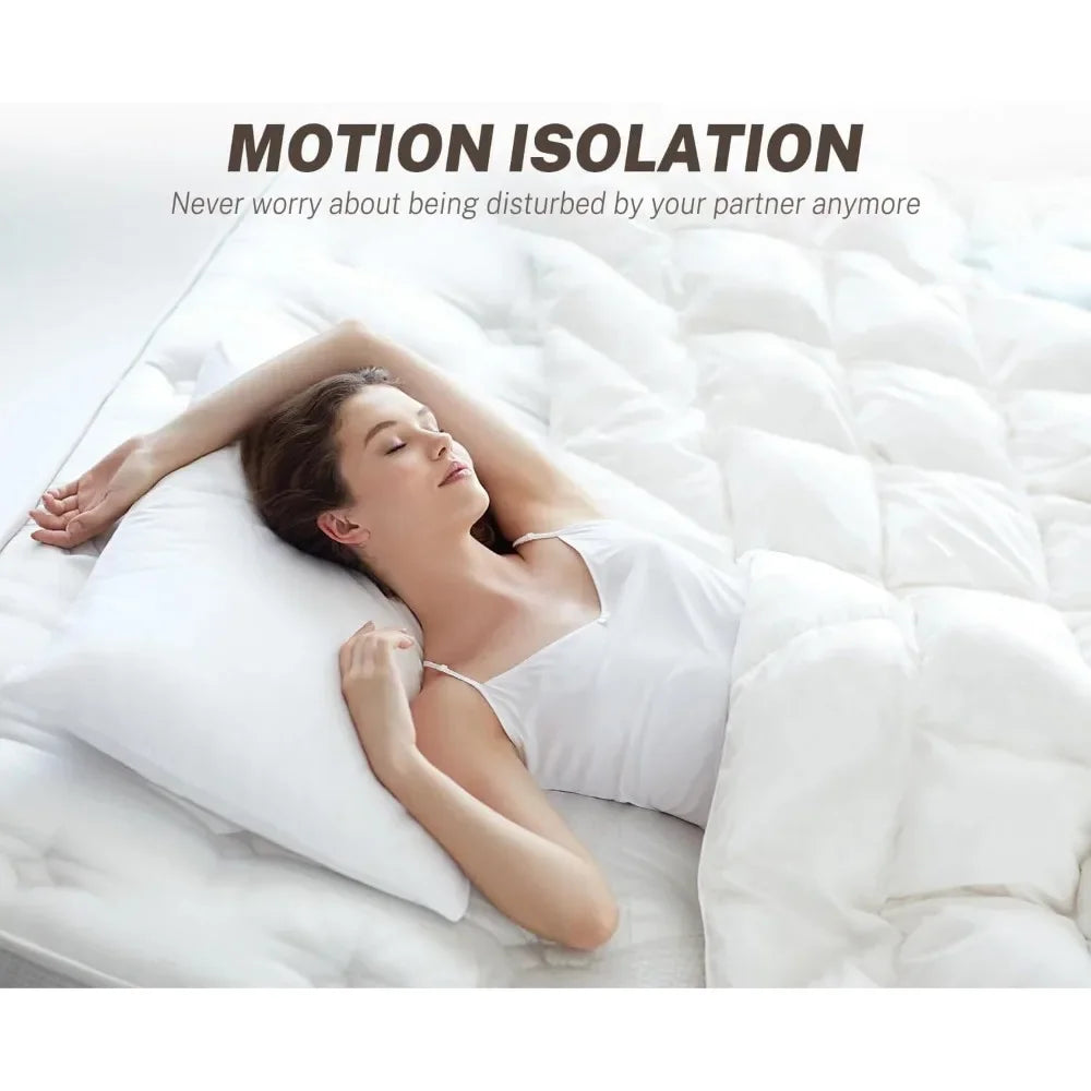 Mattress for Pressure Relief & Cooler Sleep, CertiPUR-US Certified, 10 Inch Medium-Firm Gel Memory Foam Full Size Mattress
