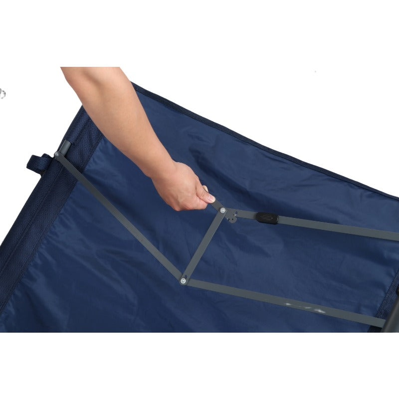 Hammock with Canopy, 32"W x 72" L, Blue, 15lbs