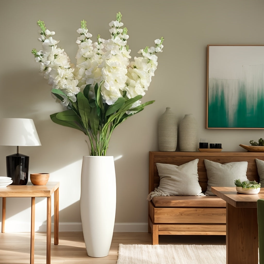 4pcs of Outdoor Artificial Delphinium Flowers | Tall And Realistic Wedding Decoration | Suitable for Various Settings