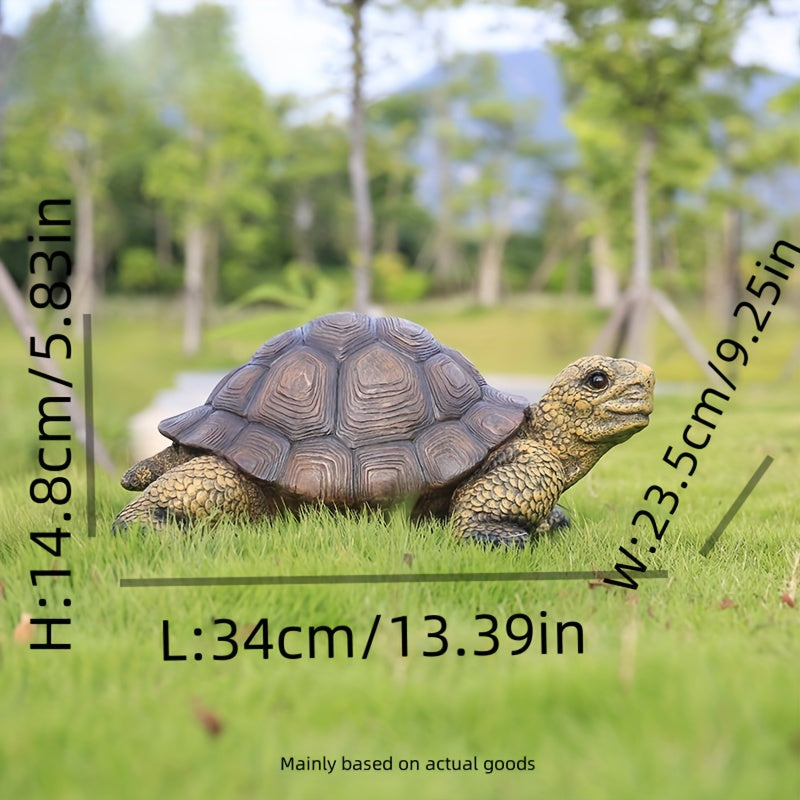1pc Simulated Turtle, Suitable for Home Decoration, Courtyard Decoration, Garden Decoration