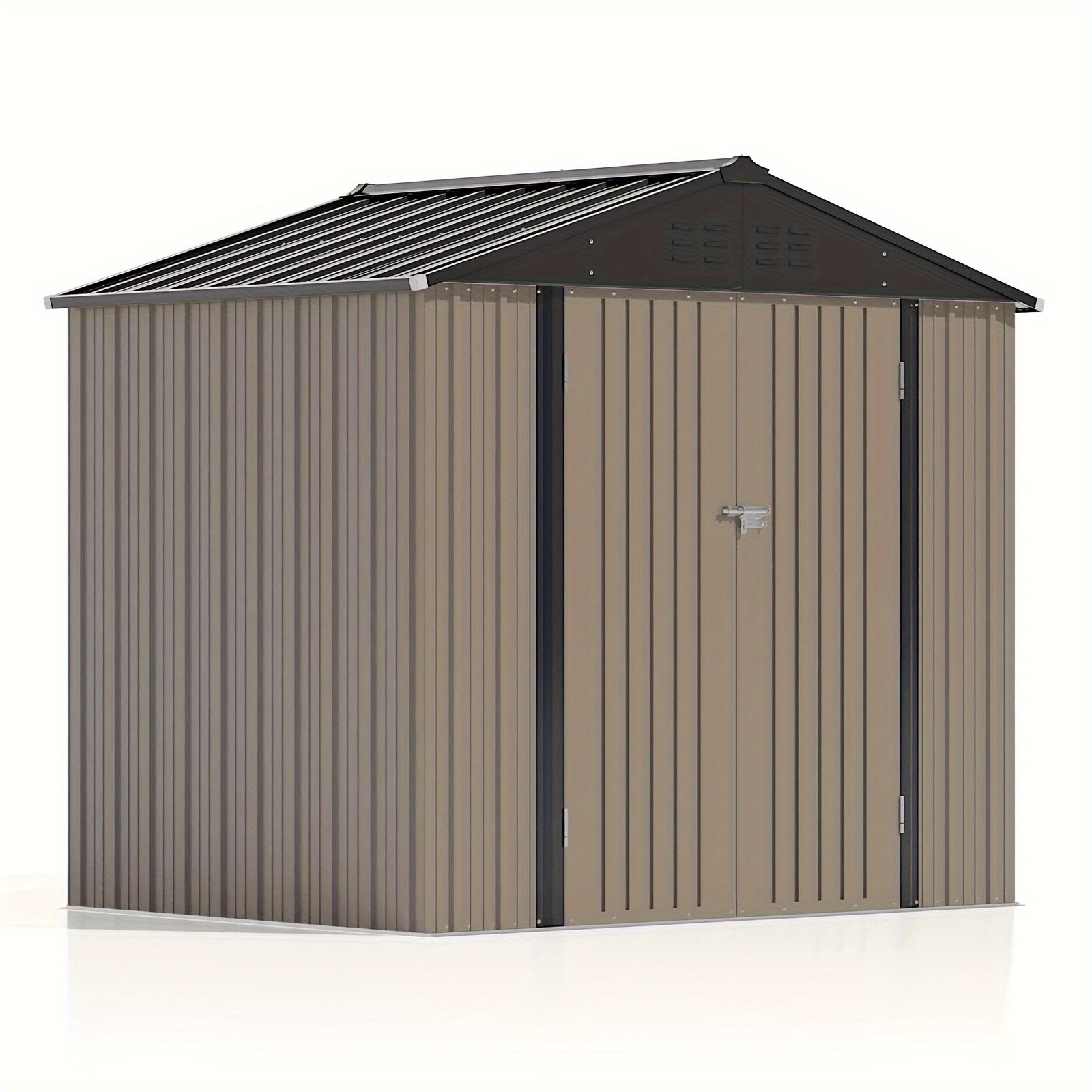 Metal Storage Shed, 8x6 FT, Outdoor Shed With Doors & Air Vents, Utility And Tool Storage Shed For Backyard Garden Patio