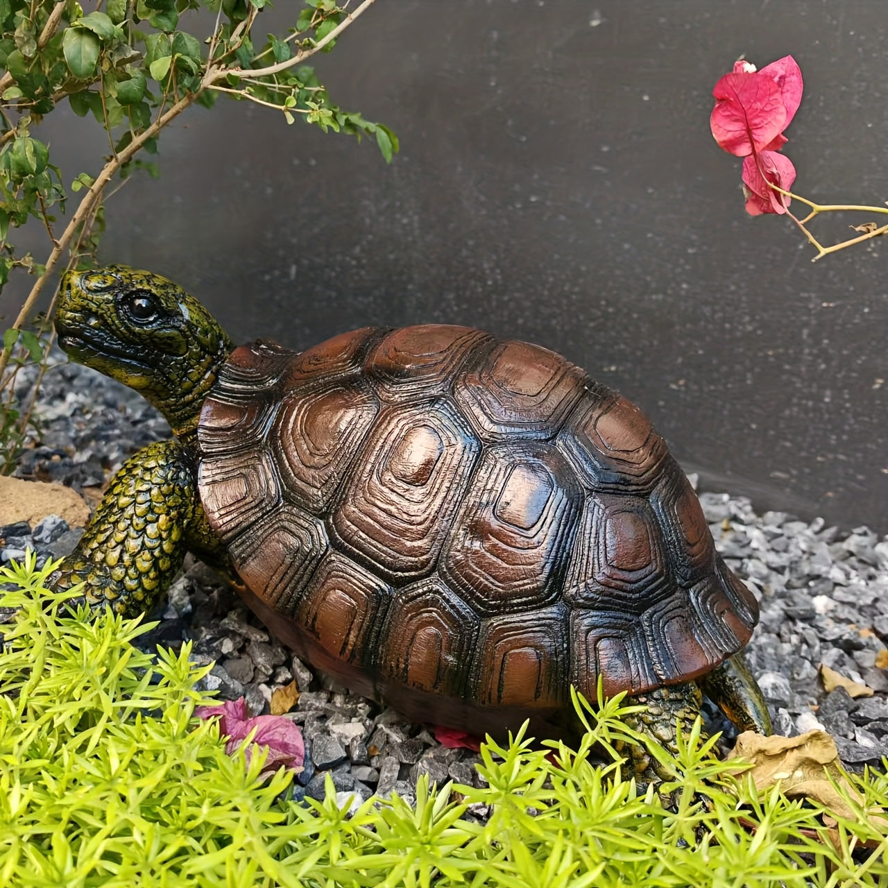 1pc Simulated Turtle, Suitable for Home Decoration, Courtyard Decoration, Garden Decoration