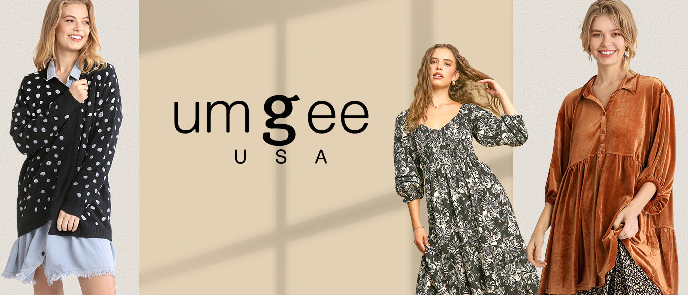 Umgee Jacquard Abstract Print Top