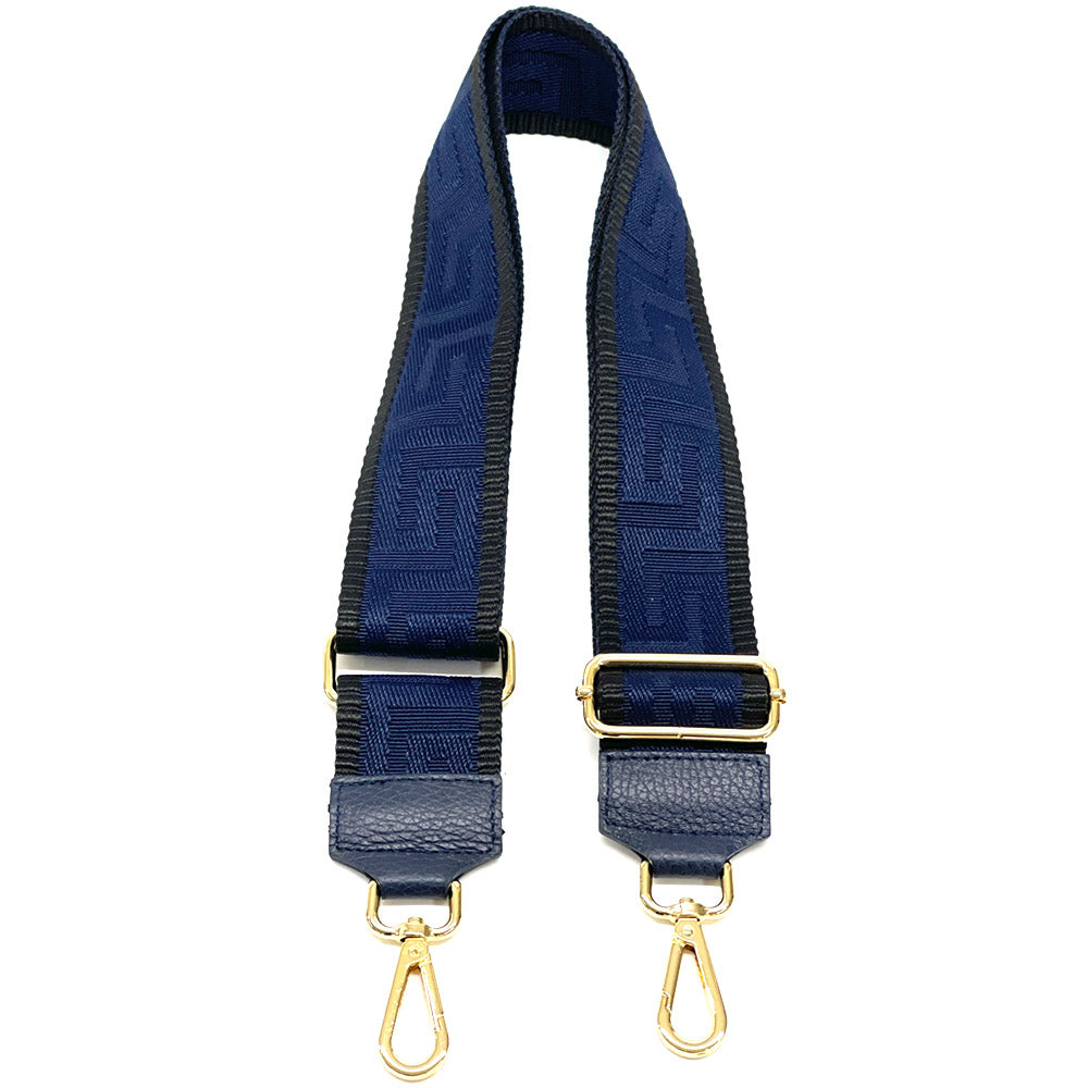 Jacquard Shoulder Strap Vibrant Color Mix - Made In Italy