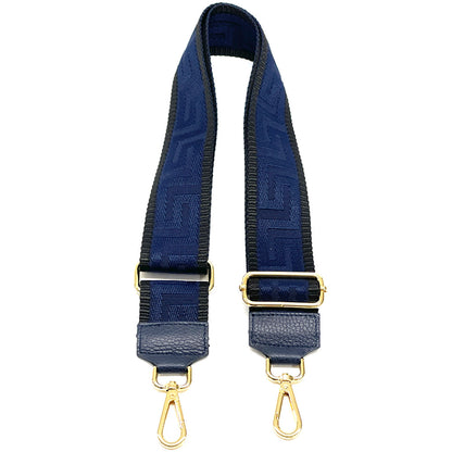 Jacquard Shoulder Strap Vibrant Color Mix - Made In Italy