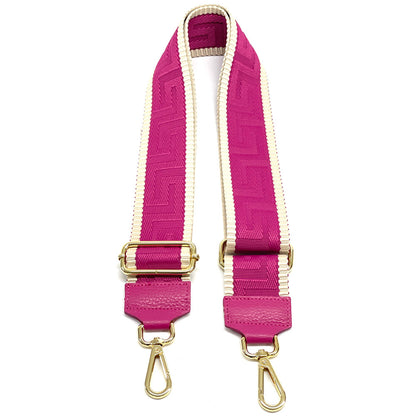 Jacquard Shoulder Strap Vibrant Color Mix - Made In Italy
