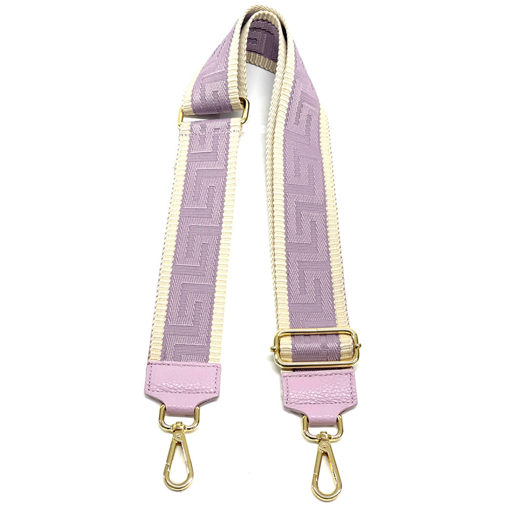 Jacquard Shoulder Strap Vibrant Color Mix - Made In Italy