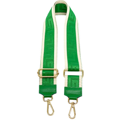 Jacquard Shoulder Strap Vibrant Color Mix - Made In Italy